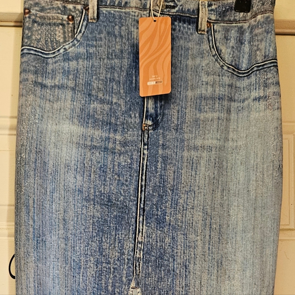 Shein looks like denim maxi skirt(not Jean material)